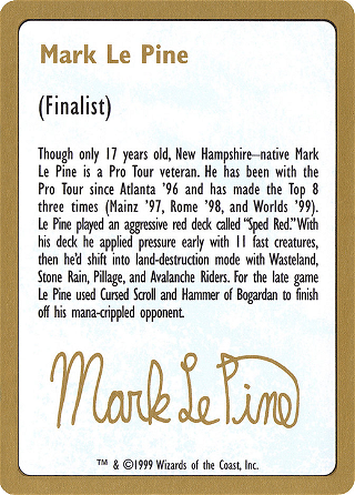 Mark Le Pine Bio Card image