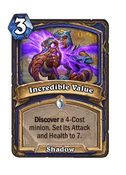 Incredible Value