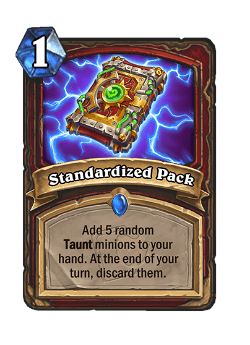 Standardized Pack