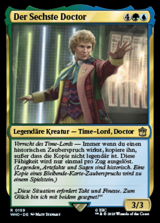 The Sixth Doctor Full hd image