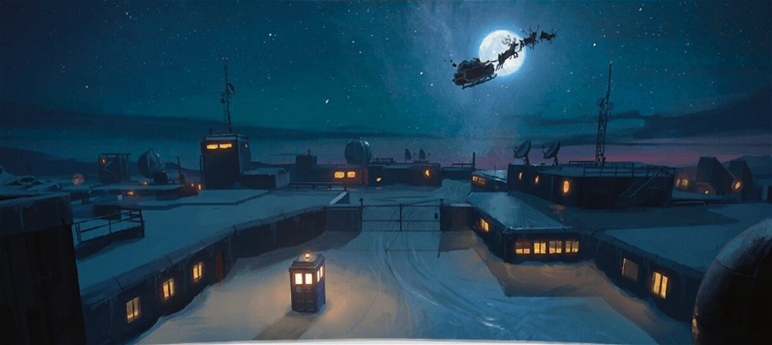 North Pole Research Base Crop image Wallpaper