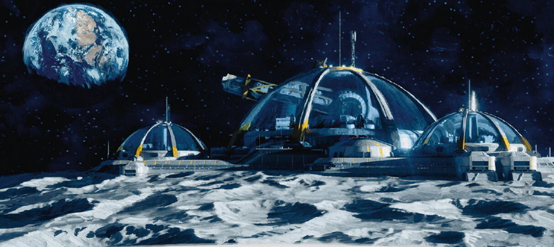 The Moonbase Crop image Wallpaper