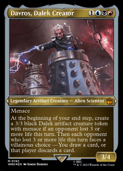 Davros, Creatore dei Dalek