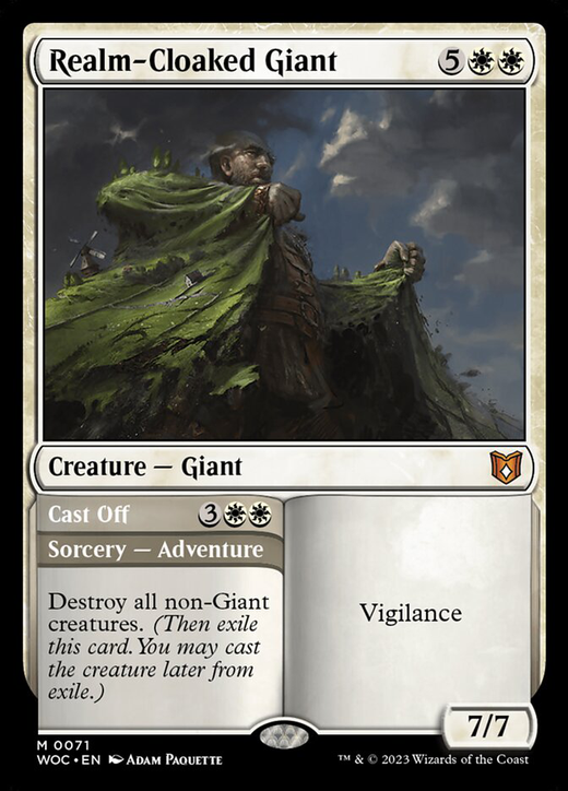 Realm-Cloaked Giant // Cast Off Full hd image