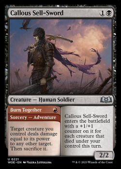 Callous Sell-Sword // Burn Together image