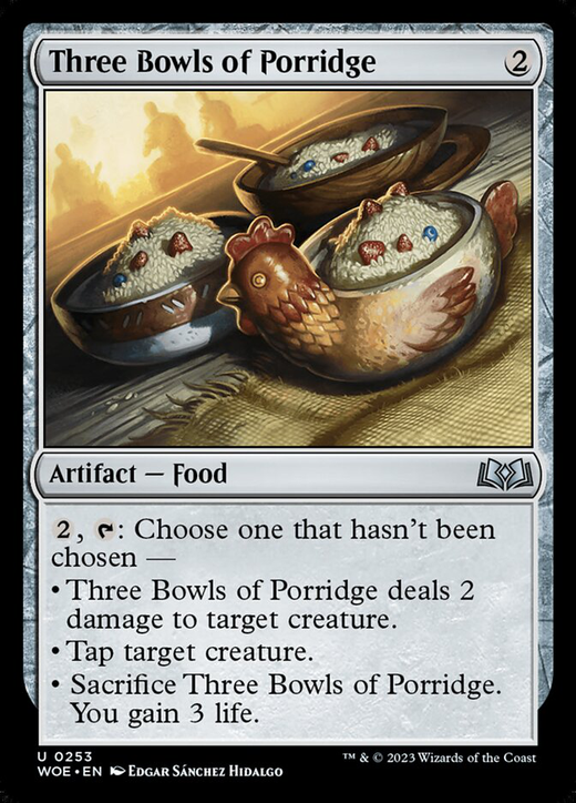 Three Bowls of Porridge Full hd image