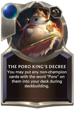 ability The Poro King's Decree