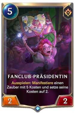 Fanclub-Präsidentin