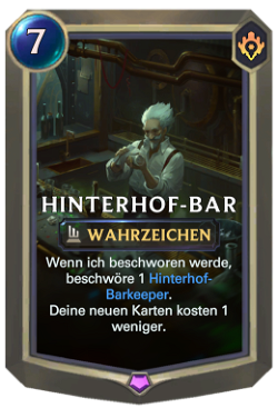 Hinterhof-Bar