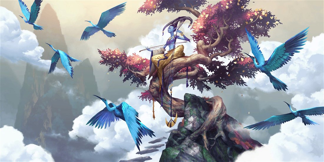 Serene Sky-Singer Crop image Wallpaper