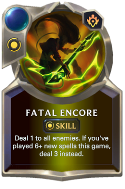 ability Fatal Encore