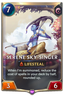 Serene Sky-Singer