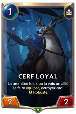 Cerf loyal