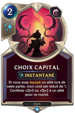 Choix capital image
