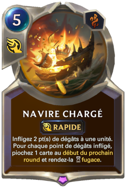 Navire chargé image