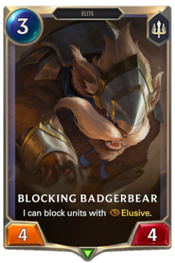 Blocking Badgerbear image