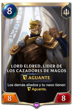 Lord Eldred, líder de los cazadores de magos