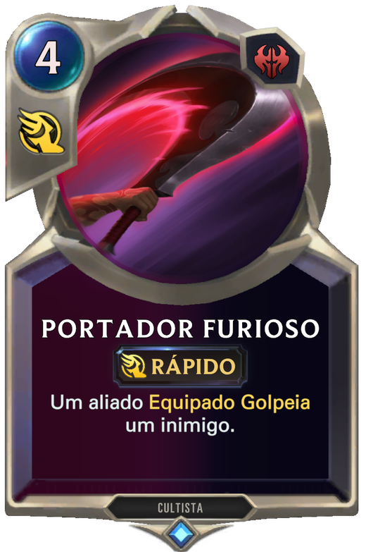 Portador Furioso / Furious Wielder | Legends of Runeterra LOR Cartas