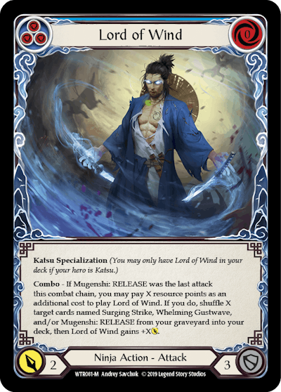 Lord of Wind (3) | Flesh and Blood FAB Cards