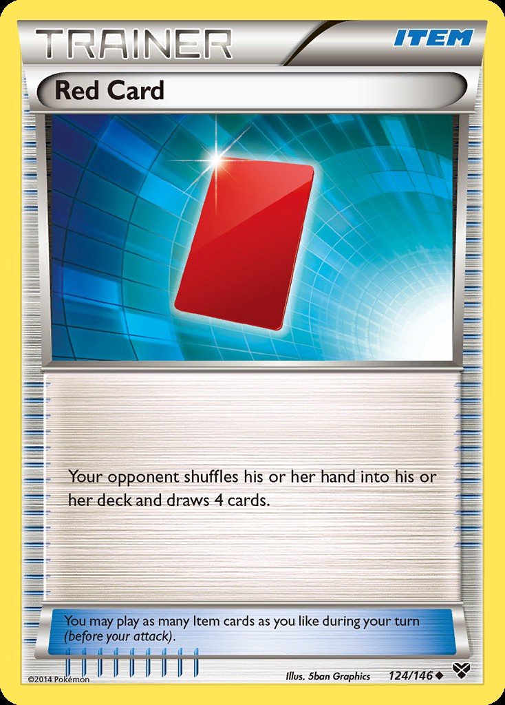 Red Card XY 124 Crop image Wallpaper