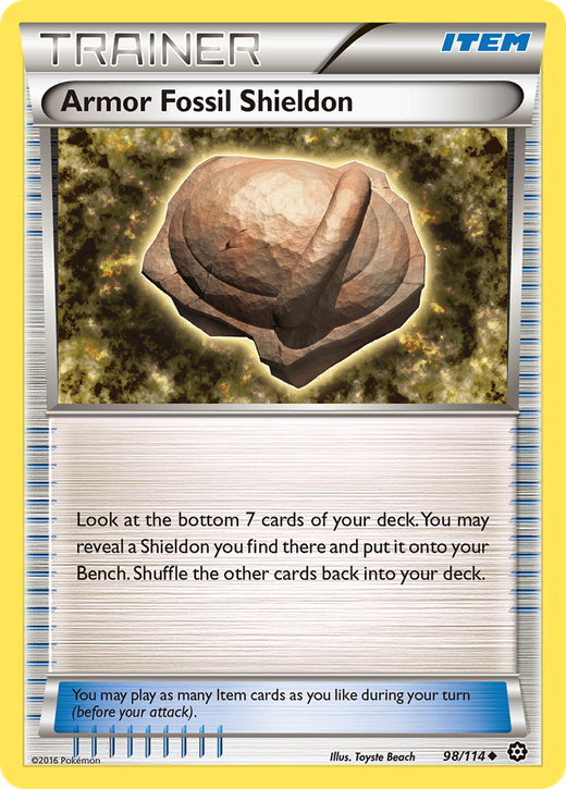 Armor Fossil Shieldon STS 98 image