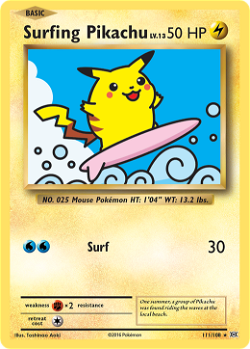 Surfing Pikachu EVO 111