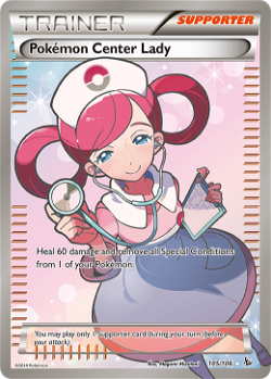 Dama do Centro Pokémon FLF 105 image