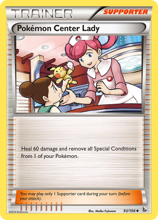 Dame du Centre Pokémon FLF 93 image