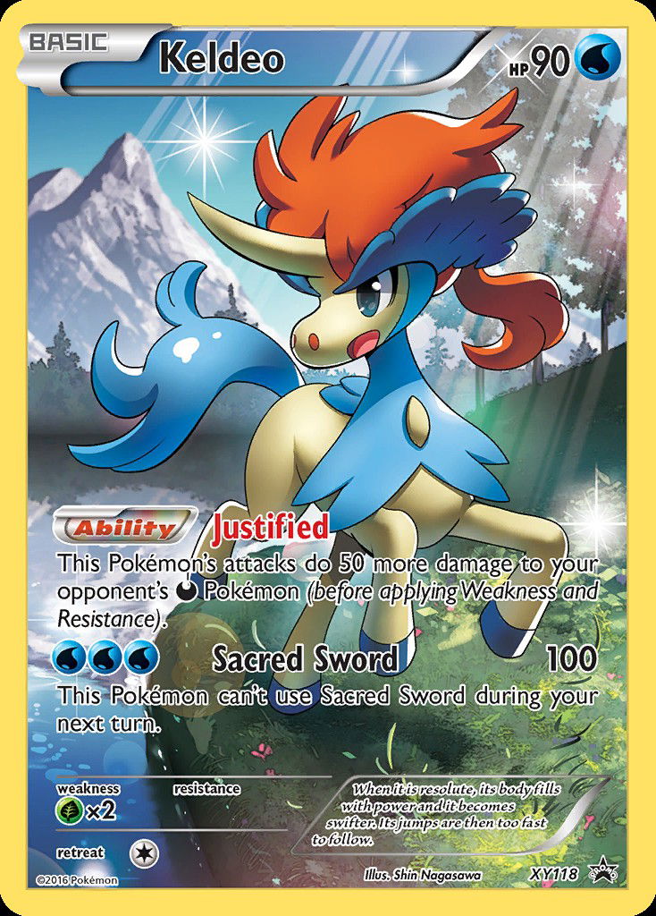 Keldeo PR-XY XY118 Crop image Wallpaper