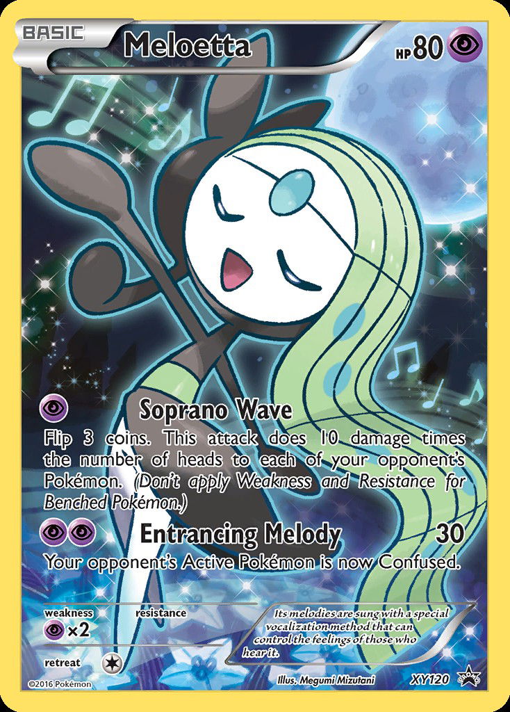 Meloetta PR-XY XY120  Pokemon TCG POK Cards