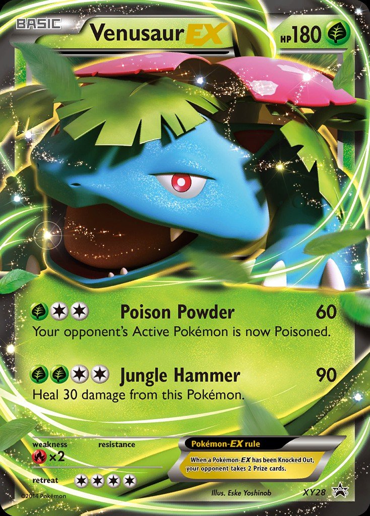 venusaur ex pokemon card