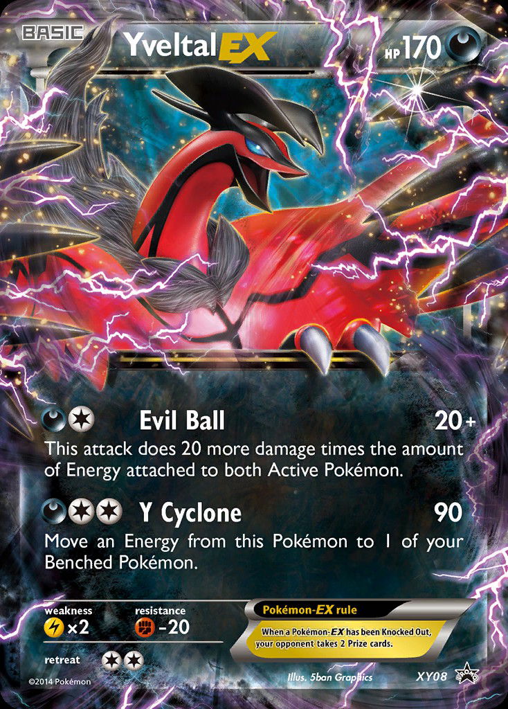 Yveltal-EX PR-XY XY08 Crop image Wallpaper