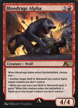 Bloodrage Alpha | Magic: the Gathering MTG Cards