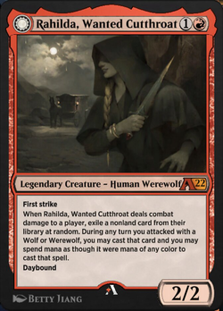 Rahilda, Wanted Cutthroat // Rahilda, Feral Outlaw image