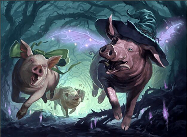Porcine Portent // Lend a Ham Crop image Wallpaper