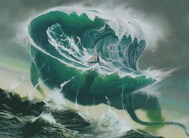 Living Tsunami Crop image Wallpaper