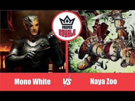 PAUPER | Decks: Mono White VS Naya Zoo - Pauper Royale 9.06