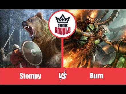 PAUPER | Decks: Stompy VS Burn - Pauper Royale 9.09