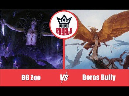 PAUPER | Decks: BG Zoo VS Boros Bully - Pauper Royale 9.10