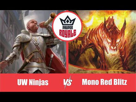 PAUPER | Decks:  UW Ninjas VS Moro Red Blitz - Pauper Royale10.07