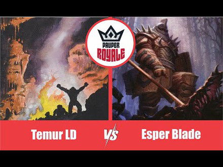 PAUPER | Decks: Temur LD VS Esper Blade - Pauper Royale10.07