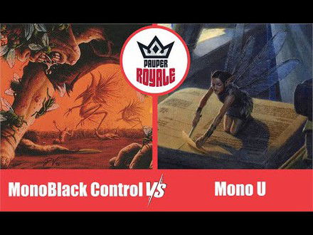 PAUPER | Decks: MonoBlack Control VS Mono U - Pauper Royale10.10