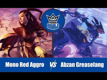 PIONEER | Decks: Mono Red Aggro VS Abzan Geasefang - Pioneer Royale 129