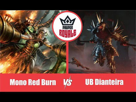 PAUPER | Decks: Mono Red Burn VS UB Dianteira - Pauper Royale106
