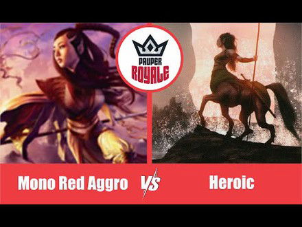 PAUPER | Decks:  Mono Red Aggro VS Mono White Heroic - Pauper Royale109