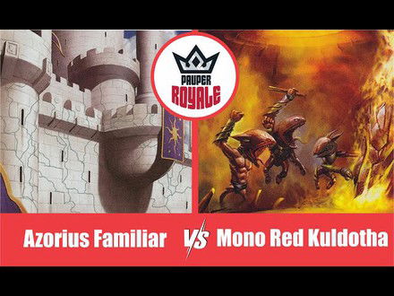 PAUPER | Decks: Azorius Familiar VS Mono Red Kuldotha - Pauper Royale 120