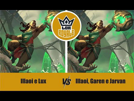 Riot Lock l Illaoi e Lux VS Illaoi, Garen e Jarvan IV - LOR Royale 120