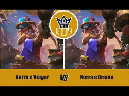 Riot Lock l Norra e Veigar VS Norra e Braum - LOR Royale 125