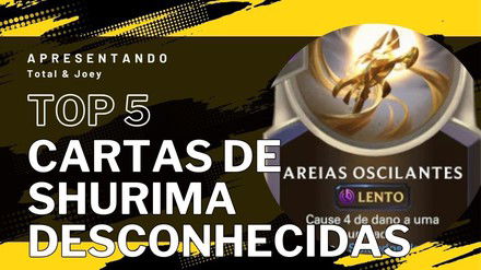 Top 5 Cartas de Shurima Que Você Nunca Viu