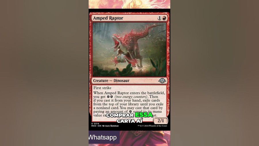 Amped Raptor todo jogador de Modern precisa ter 4 dela!